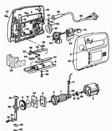 Black & Decker SR220E JIGSAW spare parts