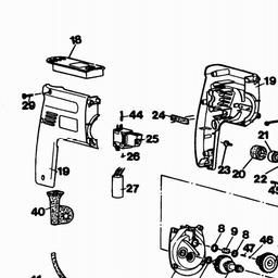 Black & Decker BD230E DRILL spare parts