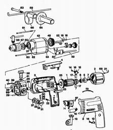 Black & Decker SR940E DRILL spare parts