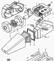 Black & Decker H480 DUSTBUSTER spare parts
