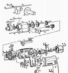 Black & Decker SR945E DRILL spare parts