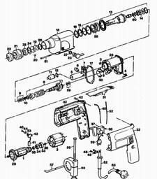 Black & Decker BD423 HAMMER DRILL spare parts