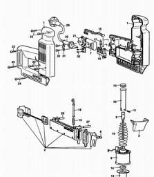 Black & Decker SR190E TACKER spare parts