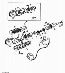 Black & Decker 9038 POWERDRIVER spare parts