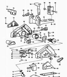 Black & Decker DN730 PLANER spare parts