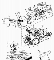 Black & Decker DN800 MITRE SAW spare parts