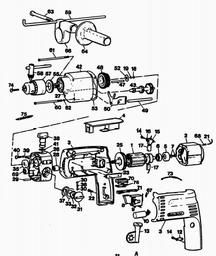 Black & Decker BD309R HAMMER DRILL spare parts