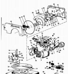 Black & Decker DN810 MITRE SAW spare parts