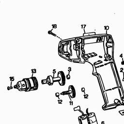 Black & Decker 9026 CORDLESS DRILL spare parts