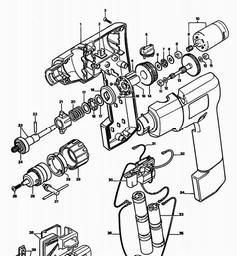 Black & Decker SC535R CORDLESS DRILL spare parts