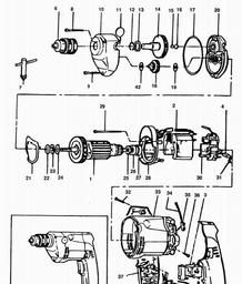 Elu ECD305 spare parts