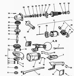 Elu EAG201 spare parts