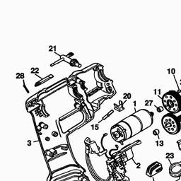 Black & Decker 1963 CORDLESS DRILL spare parts