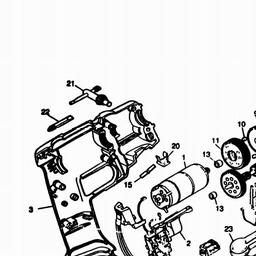 Black & Decker 1923 CORDLESS DRILL spare parts