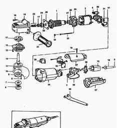 Elu EAG206 spare parts