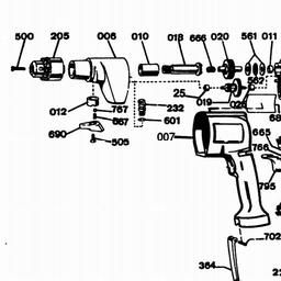 Black & Decker P8503 SCREWDRIVER spare parts