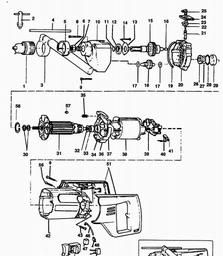Black & Decker P2511 DRILL spare parts