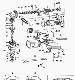 Black & Decker 5933 ANGLE GRINDER spare parts