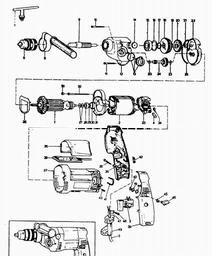 Elu EMD401 spare parts