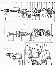 Elu EHD321 spare parts