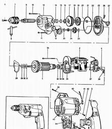 Elu EHD322 spare parts