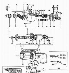 Black & Decker P2621 DRILL spare parts