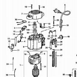 Elu MOF131 spare parts
