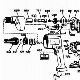 Black & Decker P8504 SCREWDRIVER spare parts
