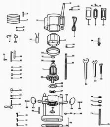 Elu MOF98 spare parts