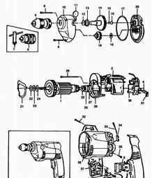 Elu ECD302 spare parts