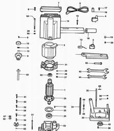 Elu MF68 spare parts