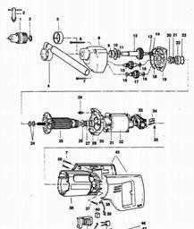 Black & Decker P1512 DRILL spare parts