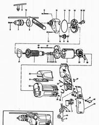 Black & Decker P2114 DRILL spare parts