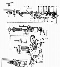 Black & Decker P2211 DRILL spare parts