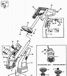 Black & Decker GL565 STRING TRIMMER spare parts