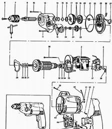 Black & Decker P2246 DRILL spare parts