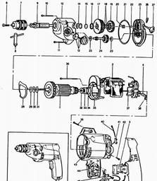 Black & Decker P2249 DRILL spare parts