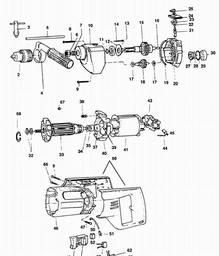 Black & Decker P2128 DRILL spare parts