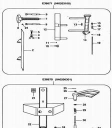 Elu 040206301 spare parts