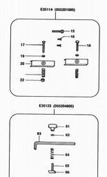 Elu 055204800 spare parts