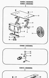 Elu E34600 spare parts