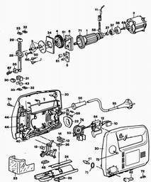 Black & Decker BD547E JIGSAW spare parts