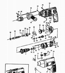 Black & Decker PL20 HAMMER DRILL spare parts