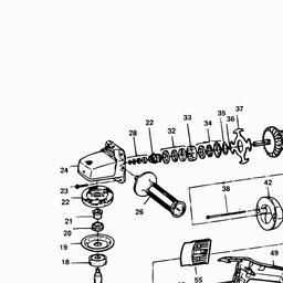Black & Decker PL85 ANGLE GRINDER spare parts