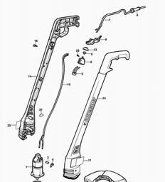 Black & Decker GL320 STRING TRIMMER spare parts