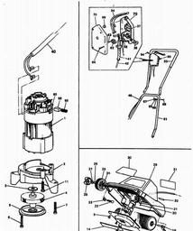 Black & Decker RS1E ROTARY MOWER spare parts