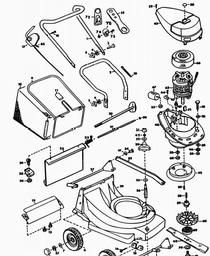 Black & Decker GR520 ROTARY MOWER spare parts