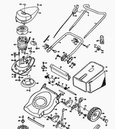 Black & Decker GR530 ROTARY MOWER spare parts