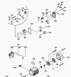 DeWalt DW3403 spare parts