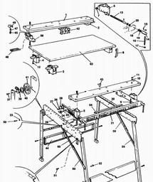 Black & Decker WM2000 WORKMATE spare parts